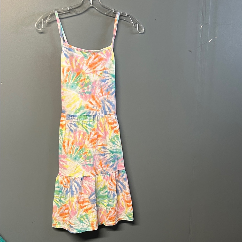 Cat & Jack Pastel Tie-Dye Spaghetti Strap Sundress XL(14/16)